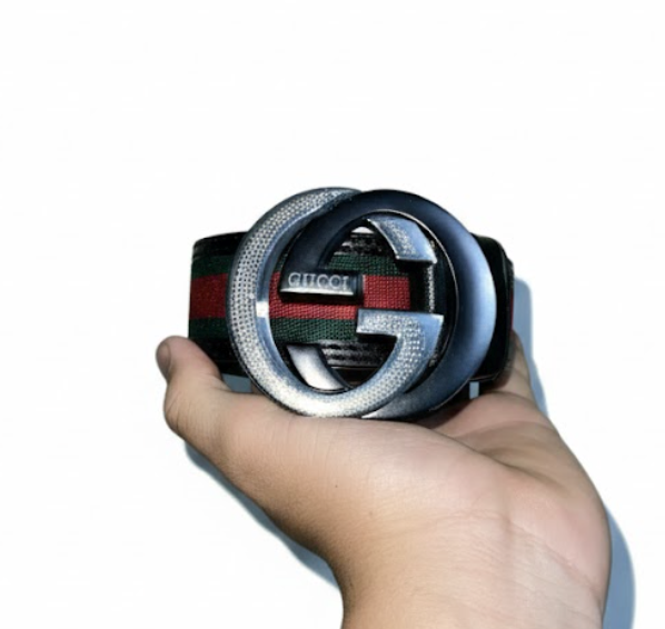 Cinto Gucci Interlocking G Web