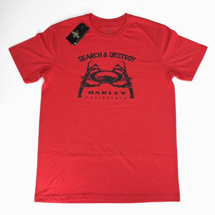 Camiseta OAKLEY Search & Destroy - Vermelha