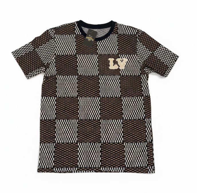 Camiseta Louis Vuitton - Marrom